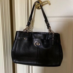 Black Coach handbag